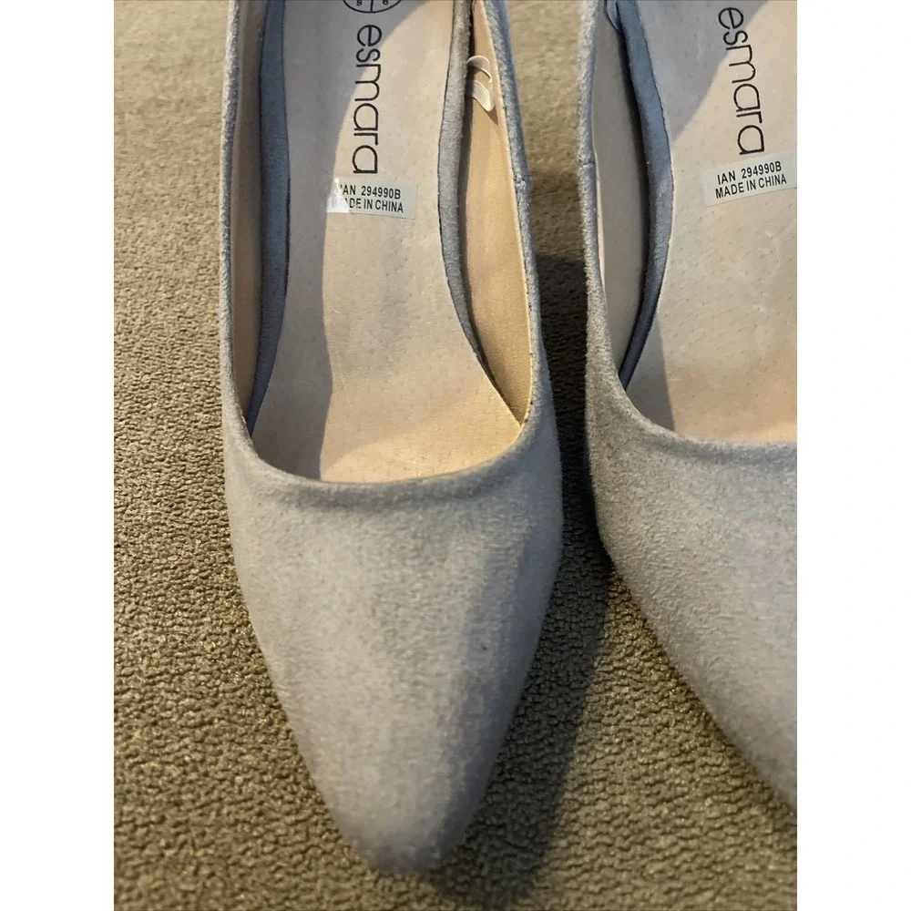 Esmara Ladies Women's Pumps Shoes Size 8 Heels Suede (TD)